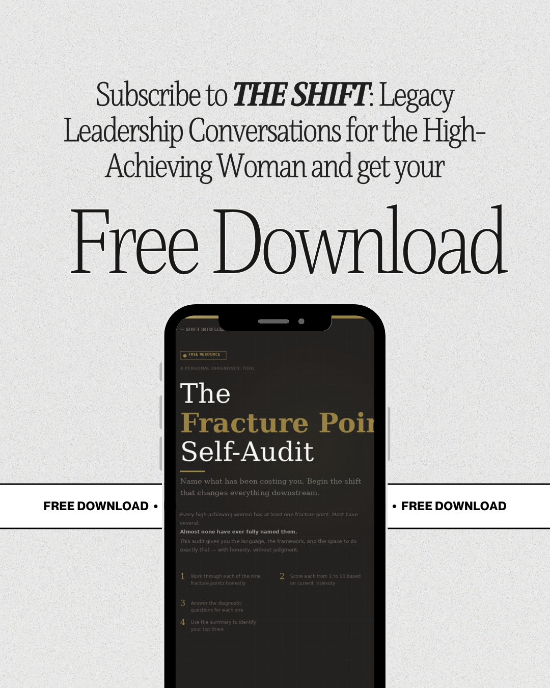 Free resource with SHIFT newsletter subscription